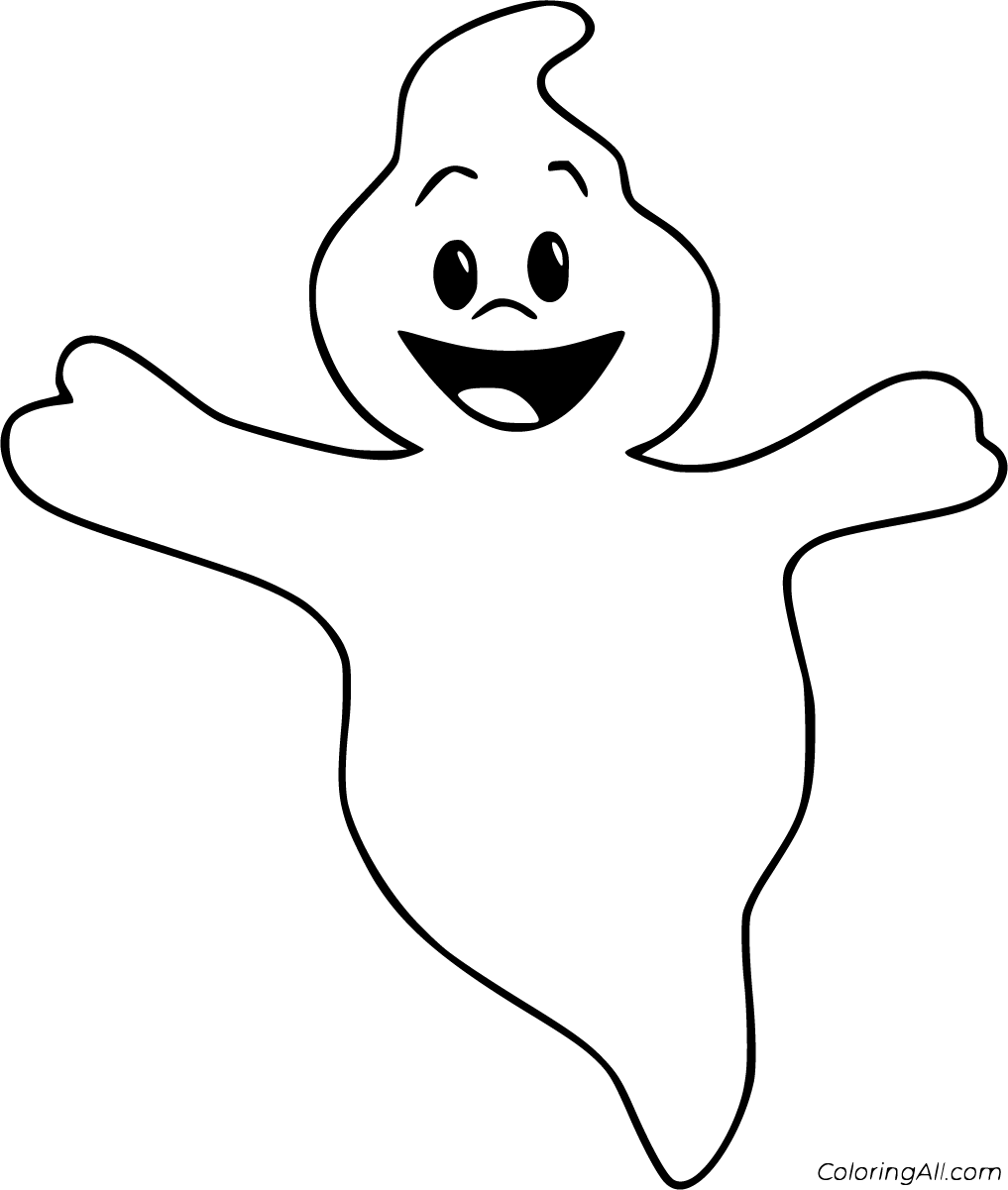 ghost coloring page printable ghost coloring page printable