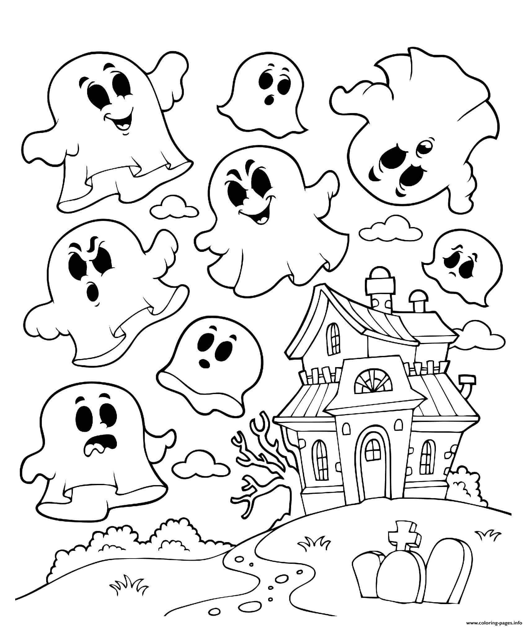 ghost coloring printable ghost coloring printable