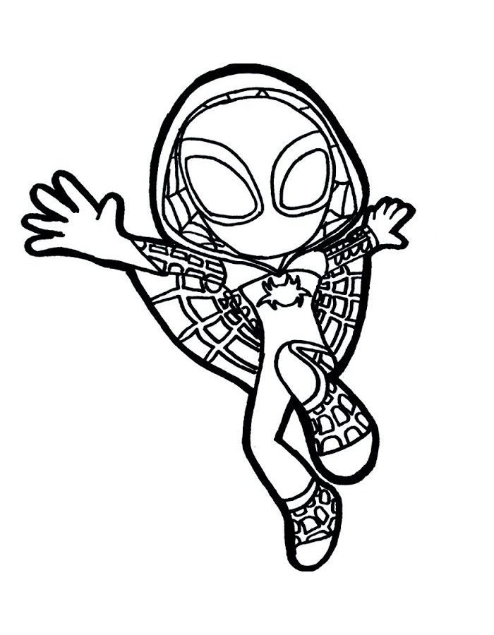 Ghost Spider Coloring Pages Free Printable PDF Ghost Spider Coloring Pages Free Printable PDF