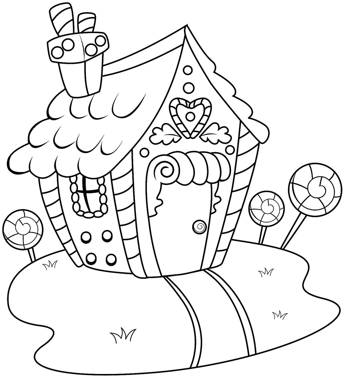 gingerbread house coloring sheet printable gingerbread house coloring sheet printable