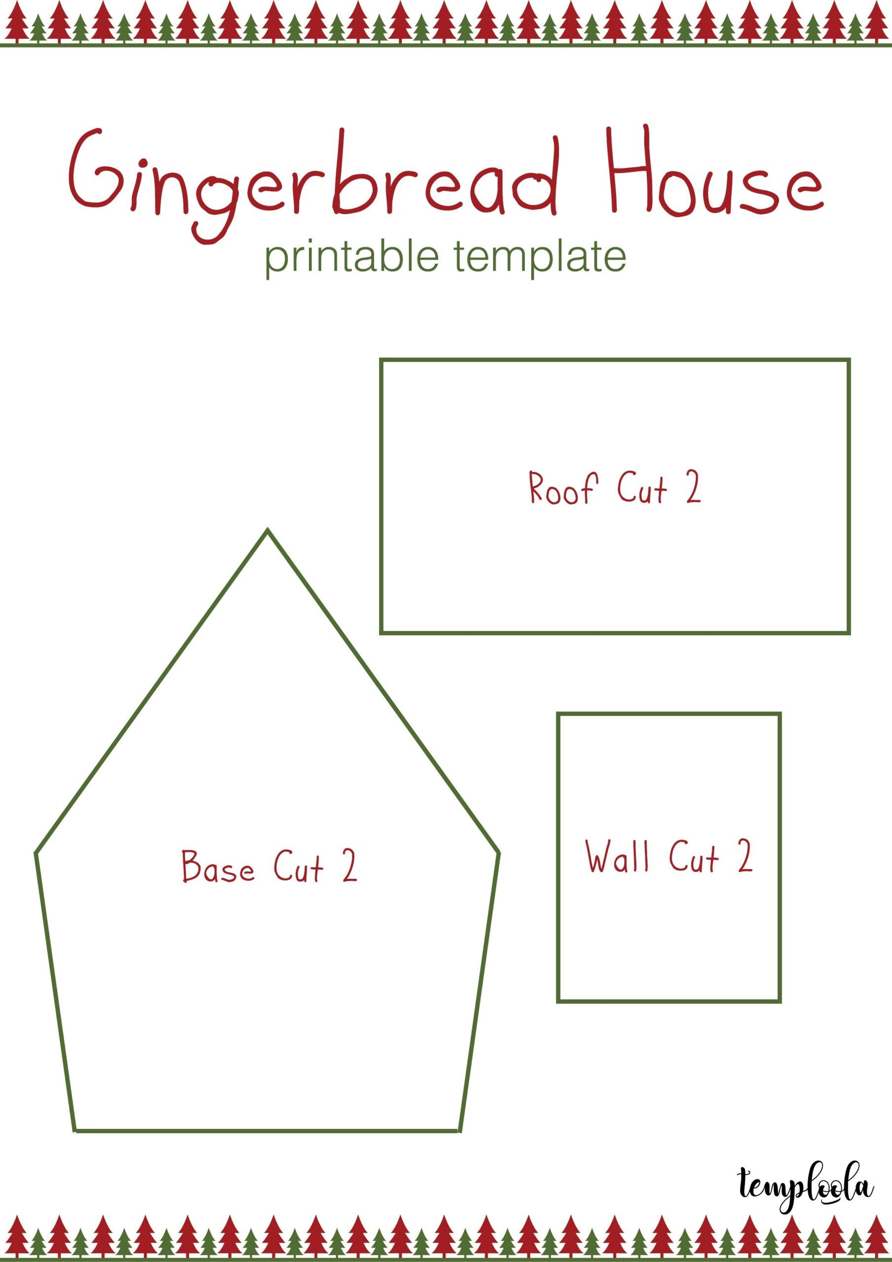 Gingerbread House Free Printable Printable Word Searches