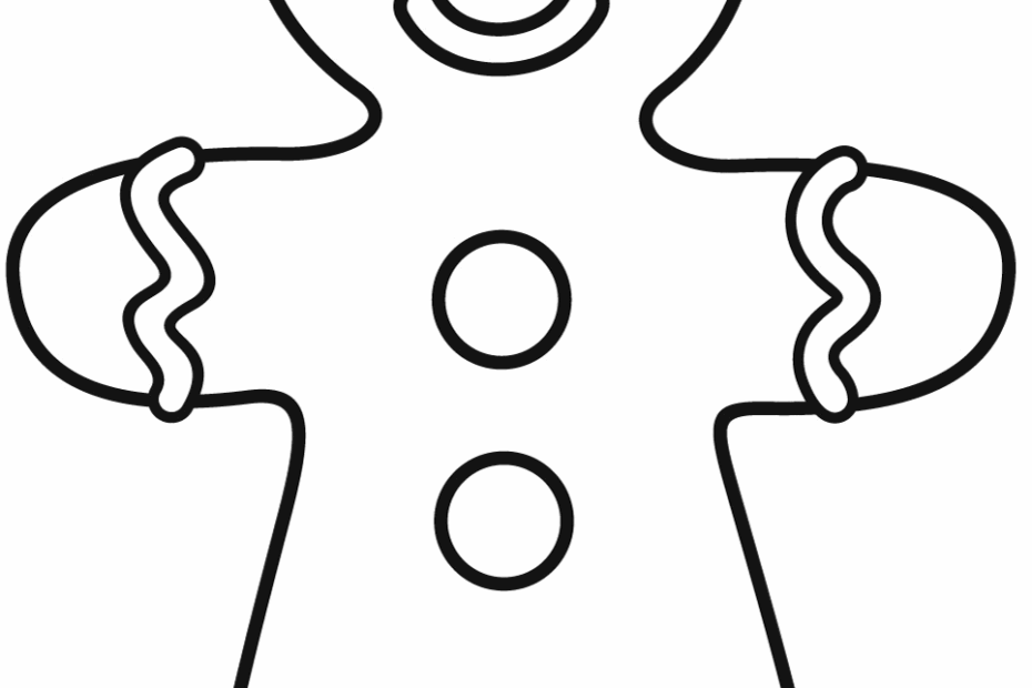 Gingerbread Man Coloring Page Free Printable Coloring Page Coloring Home