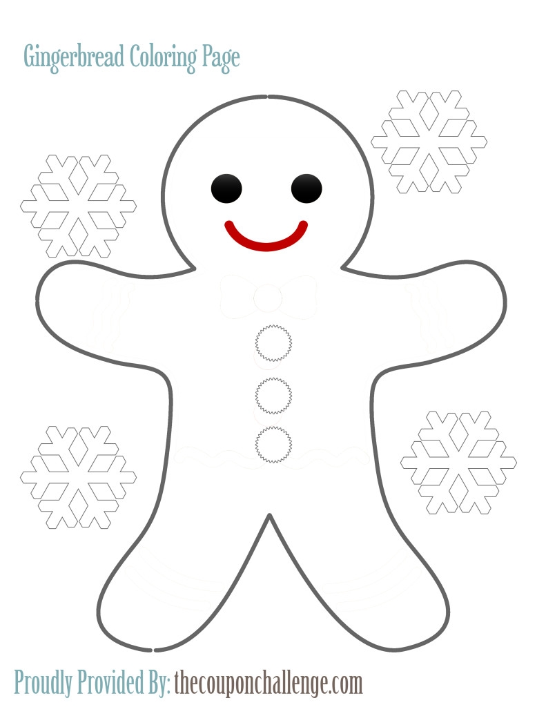 free gingerbread man coloring page free gingerbread man coloring page