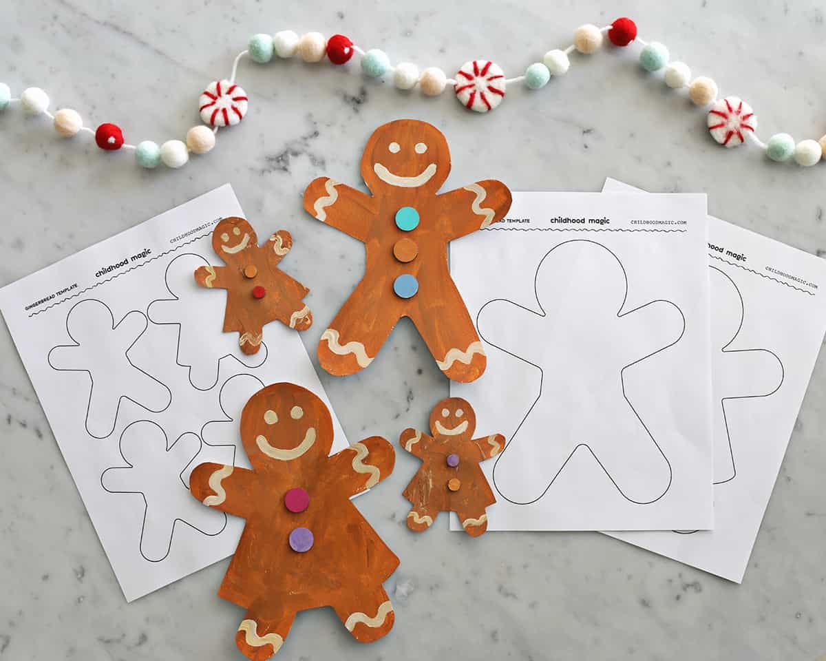 gingerbread man template free printable gingerbread man template free printable