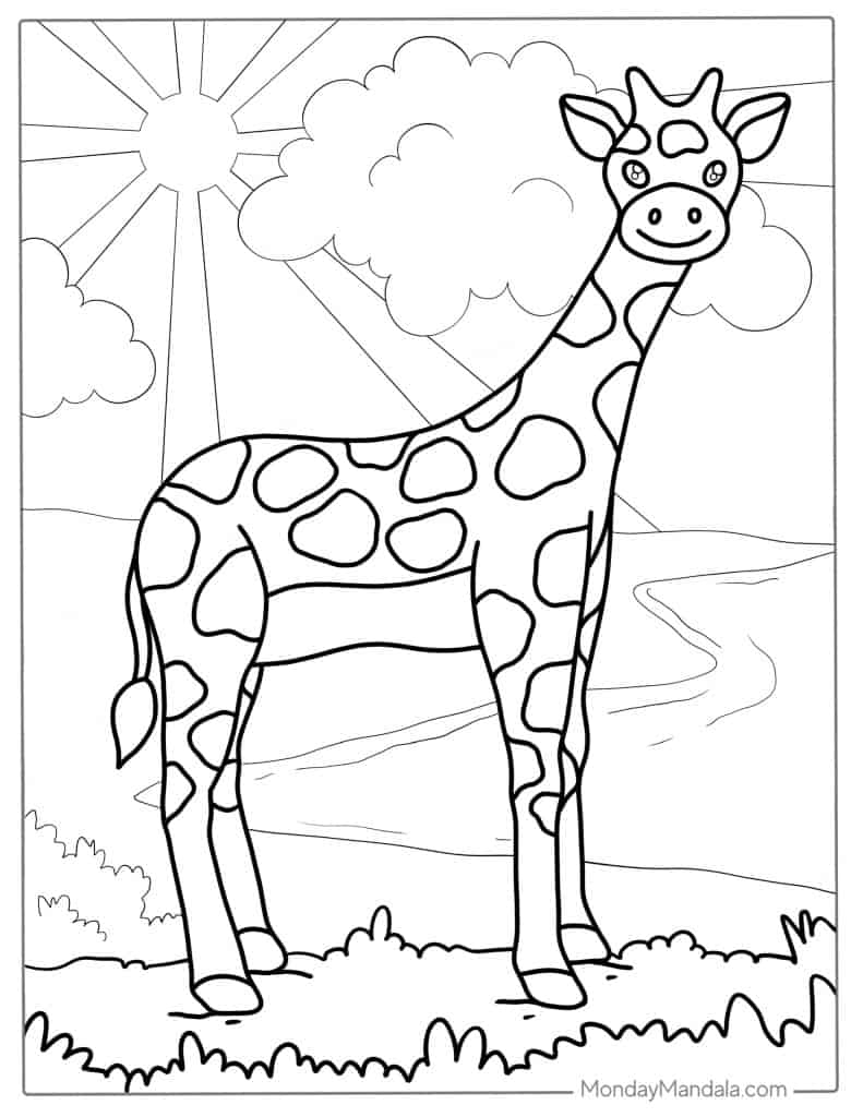 Giraffe Coloring Pages For Kids Printable Giraffe Coloring 54 OFF Giraffe Coloring Pages For Kids Printable Giraffe Coloring 54 OFF