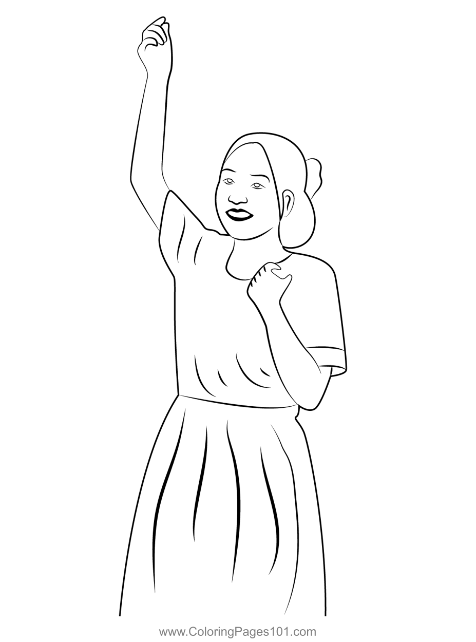 Girl Calling Person Coloring Page For Kids Free Girls Printable Girl Calling Person Coloring Page For Kids Free Girls Printable