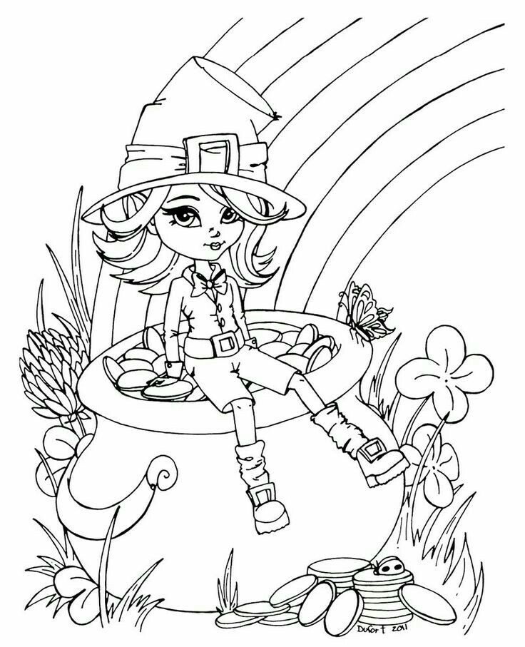 coloring picture of leprechaun coloring picture of leprechaun