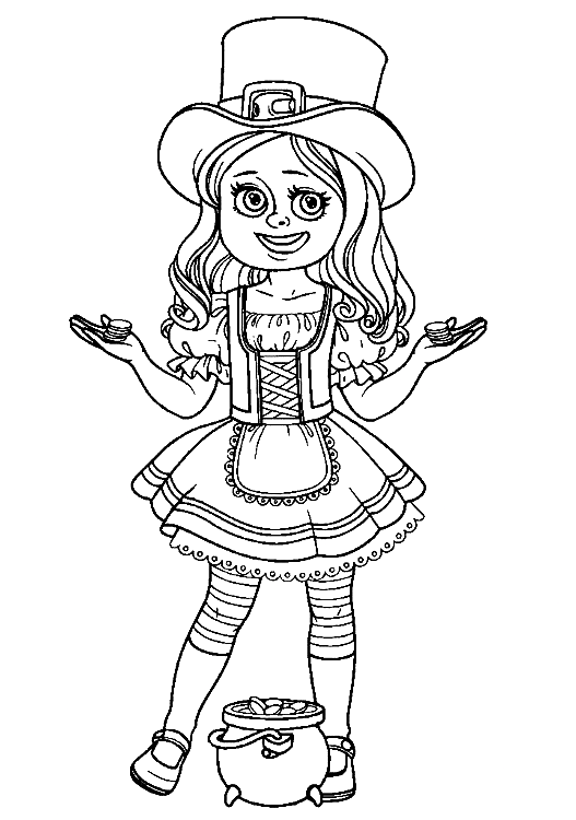 Girl Leprechaun Coloring Page Free Printable Coloring Pages Girl Leprechaun Coloring Page Free Printable Coloring Pages