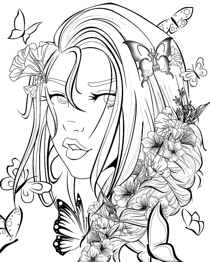 Girl Stuff Coloring Pages Coloring Home Girl Stuff Coloring Pages Coloring Home
