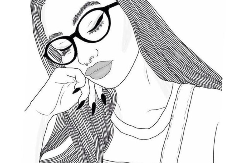 Girly Coloring Pages Sleepy Girl Free Printable Coloring Pages