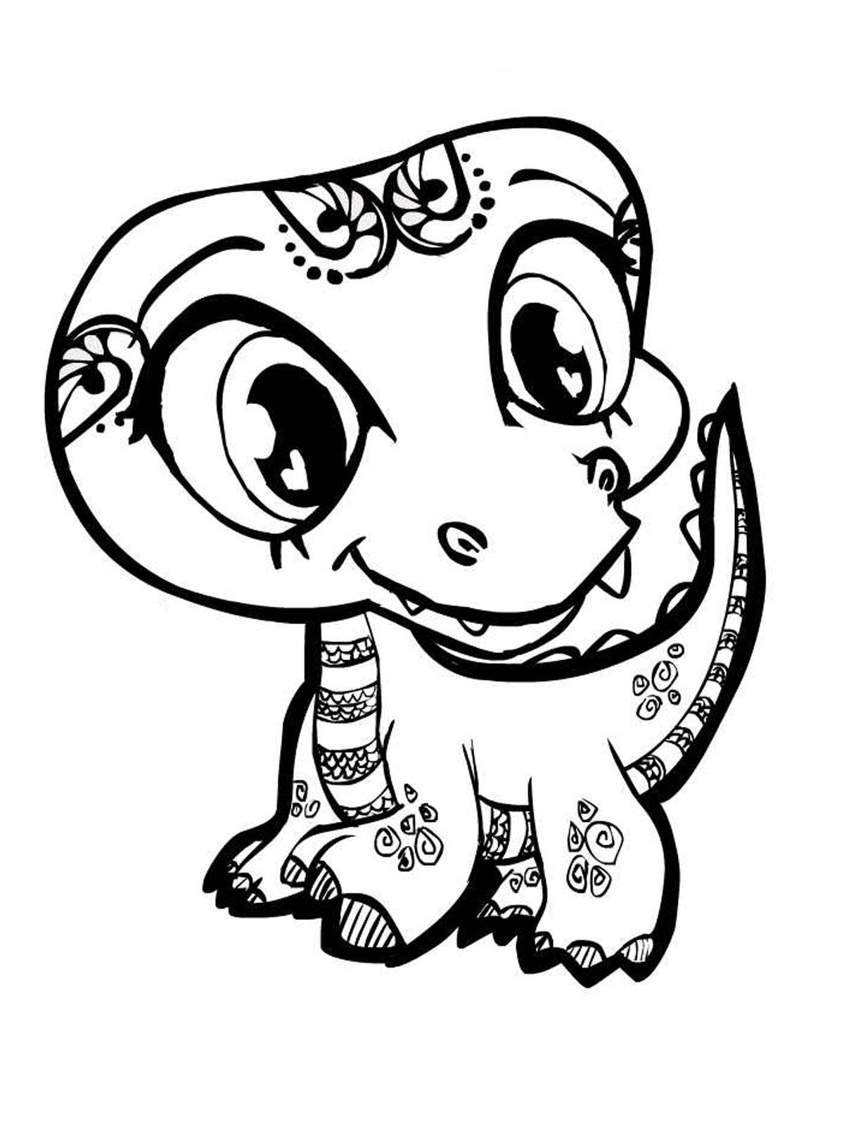 simple girly coloring pages