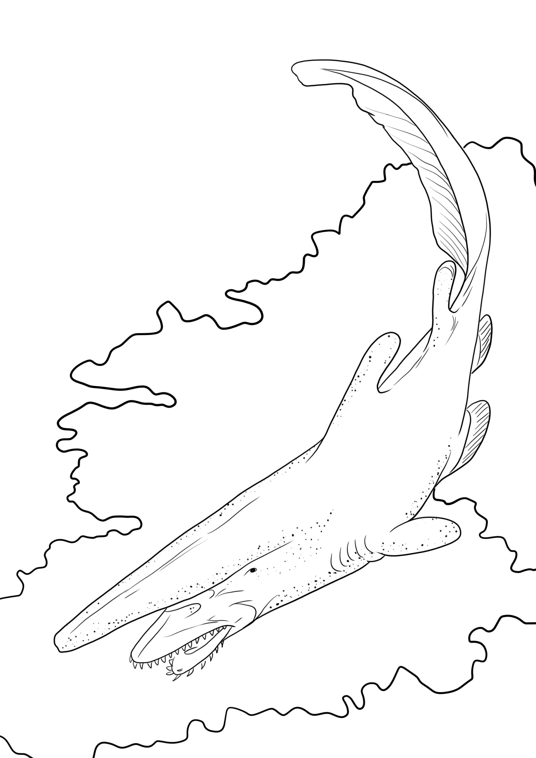 goblin shark coloring pages
