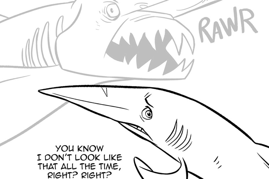 Goblin Shark Coloring Pages Coloring Nation
