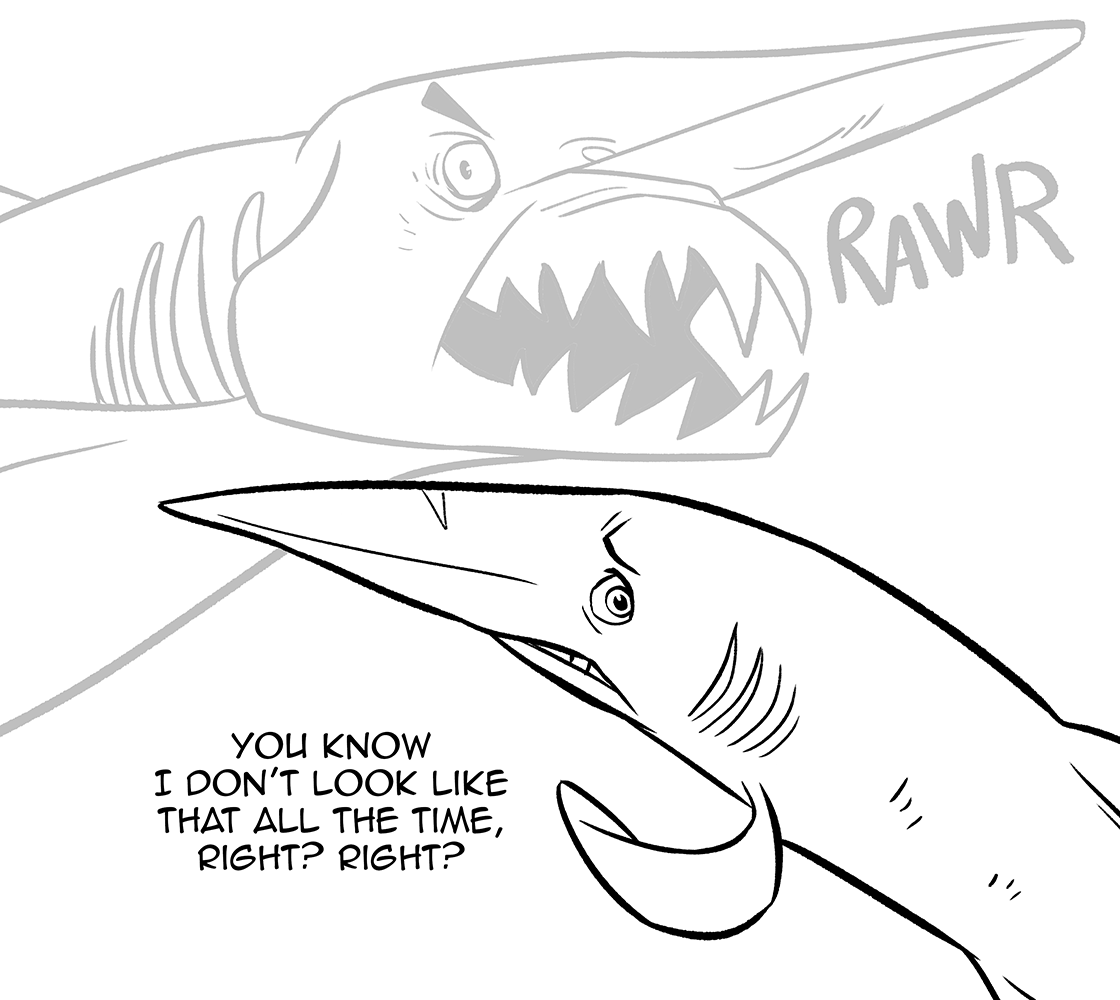 Goblin Shark Coloring Pages Coloring Nation