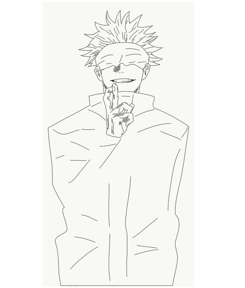 Gojo Coloring Page Free Printable Coloring Pages For Kids Gojo Coloring Page Free Printable Coloring Pages For Kids