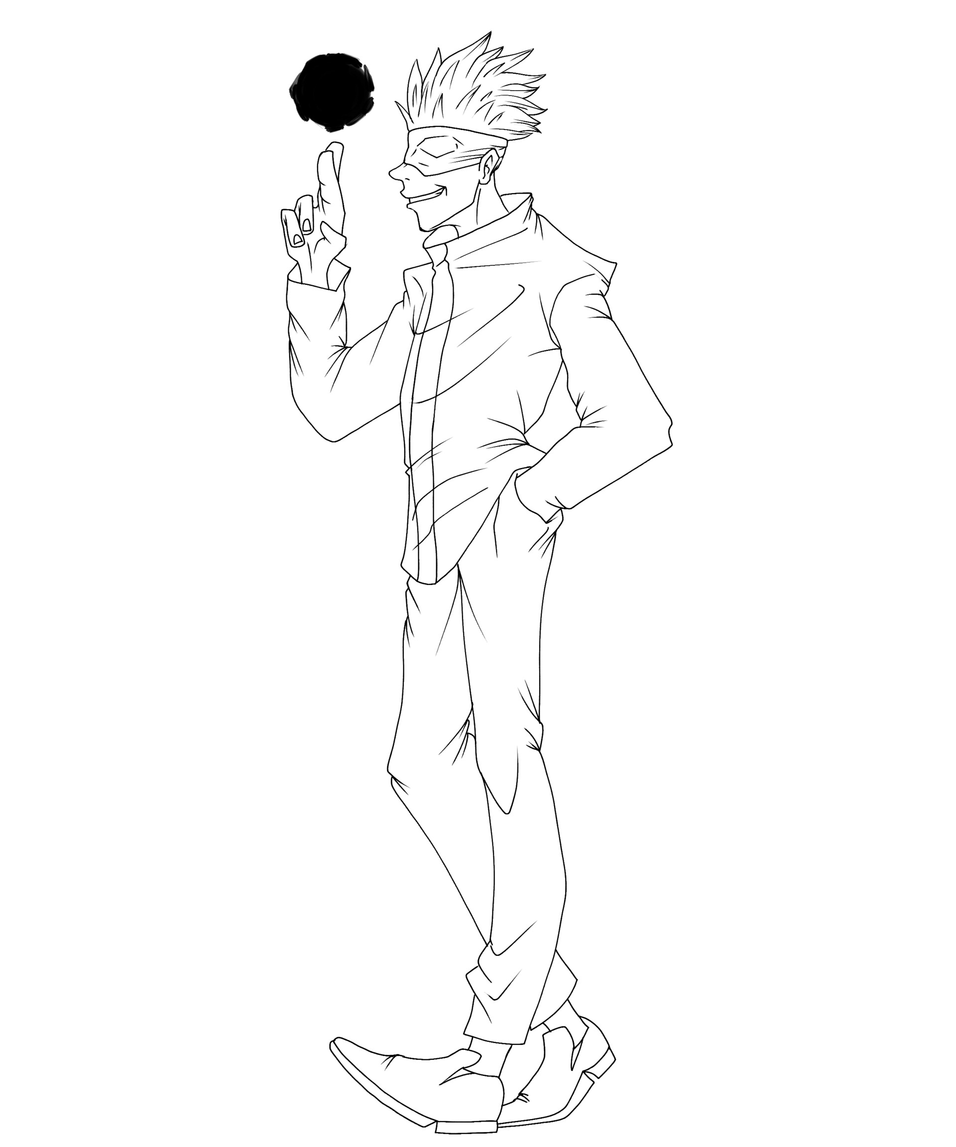 Gojo Coloring Pages Coloring Home Gojo Coloring Pages Coloring Home