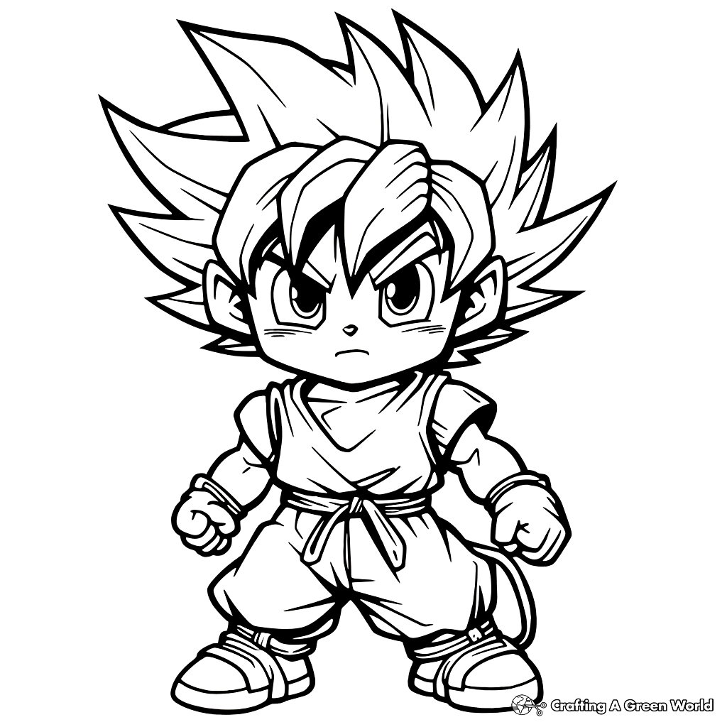 Goku Coloring Pages Free Printable Goku Coloring Pages Free Printable
