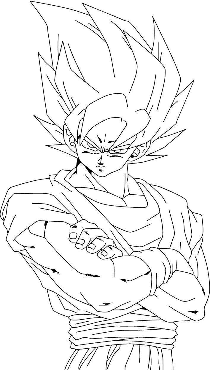 Goku Coloring Pages Printable Free Printable Templates Goku Coloring Pages Printable Free Printable Templates