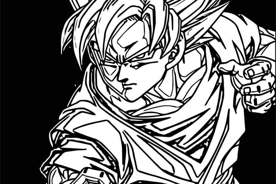 Goku Printable Coloring Pages