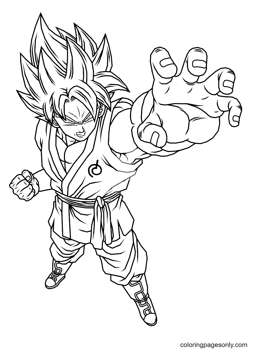 Goku Super Saiyan Coloring Page Free Printable Coloring Pages Goku Super Saiyan Coloring Page Free Printable Coloring Pages