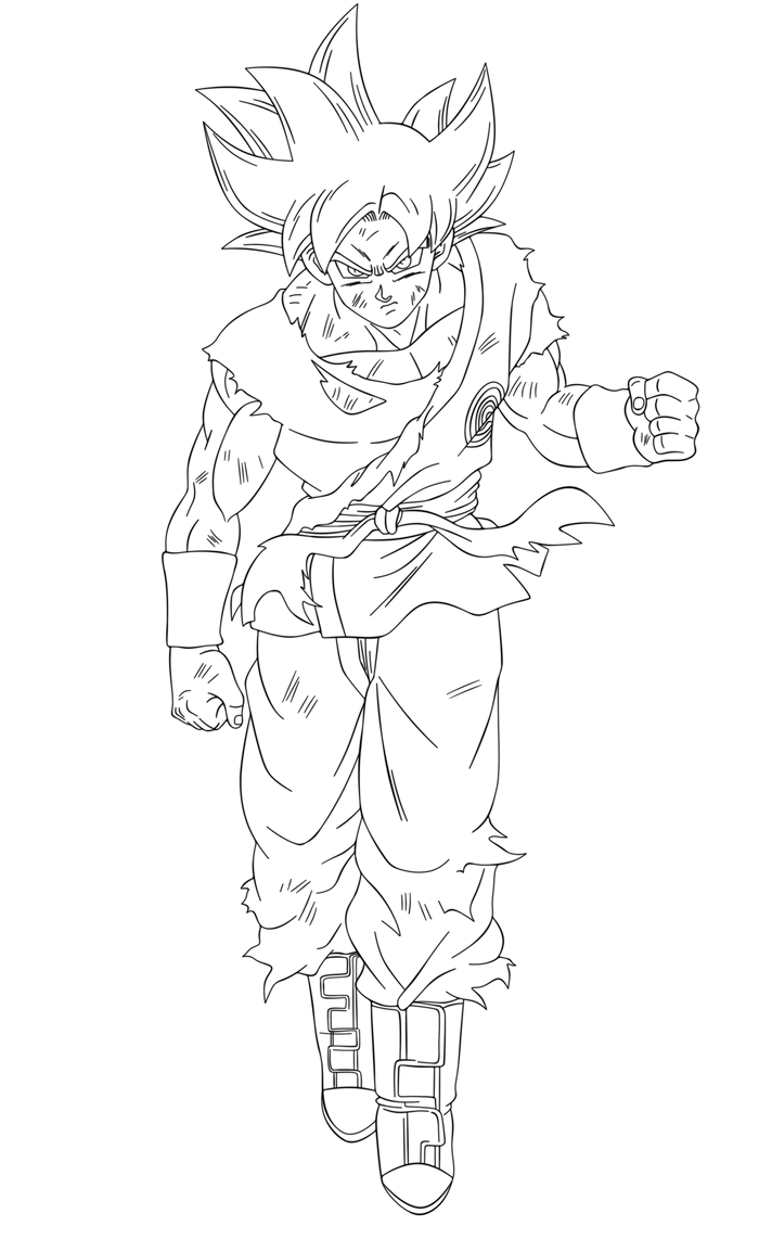 Goku Ultra Instinct Coloring Pages Coloring Nation Goku Ultra Instinct Coloring Pages Coloring Nation