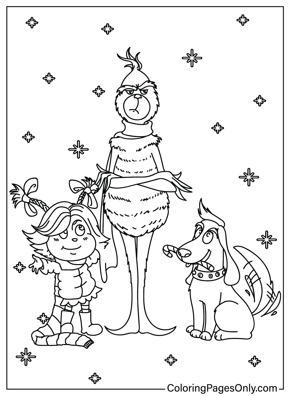 Grinch Coloring Page To Printable Free Printable Coloring Pages Grinch Coloring Page To Printable Free Printable Coloring Pages