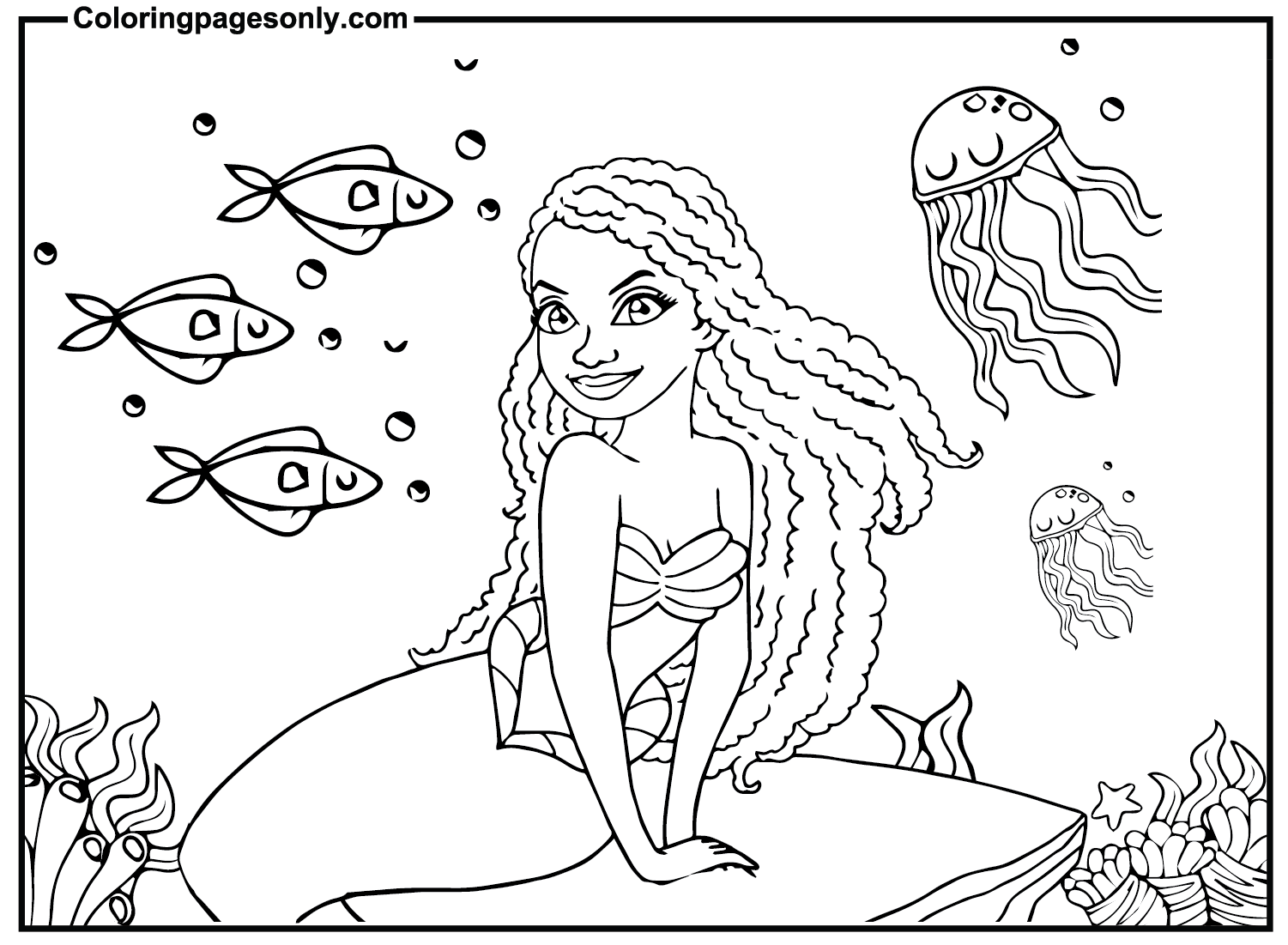 coloring pages the little mermaid coloring pages the little mermaid