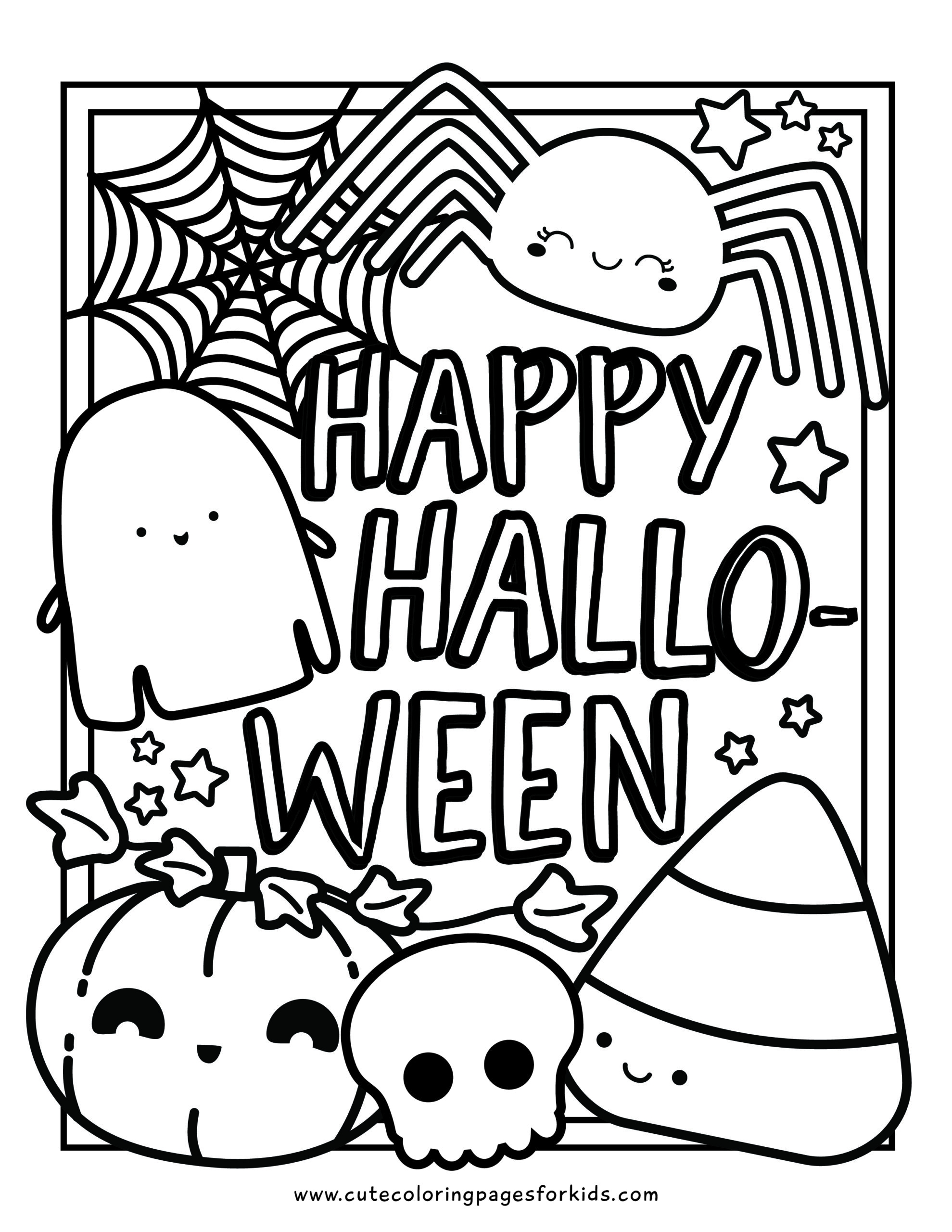 Halloween 2024 Coloring Pages Free Printable Kacie Letisha
