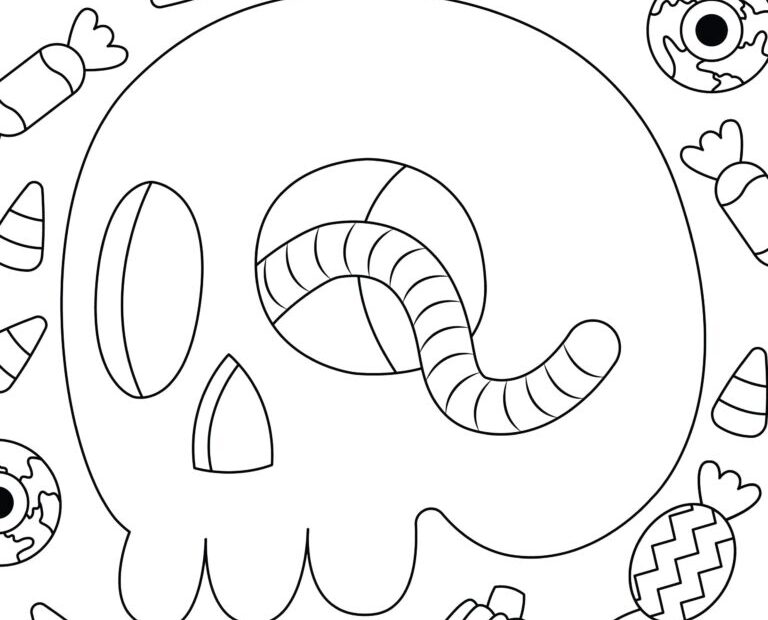 Halloween Candy Coloring Pages 25 FREE Pages Printabulls