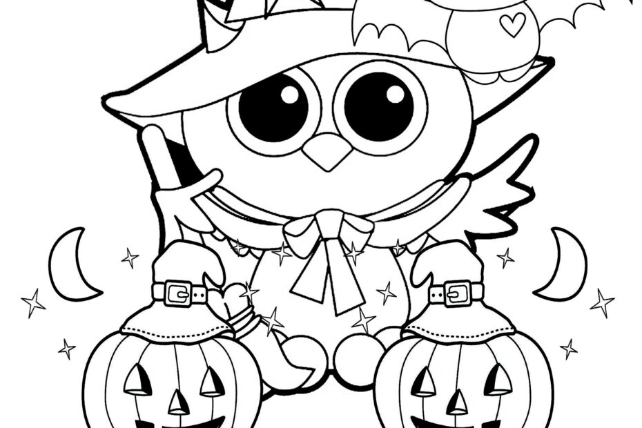 Halloween Coloring Pages Printable Free BubaKids
