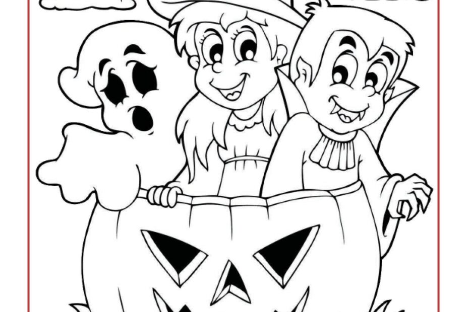 Halloween Colouring Pages For Kids Malvorlagen Halloween Halloween