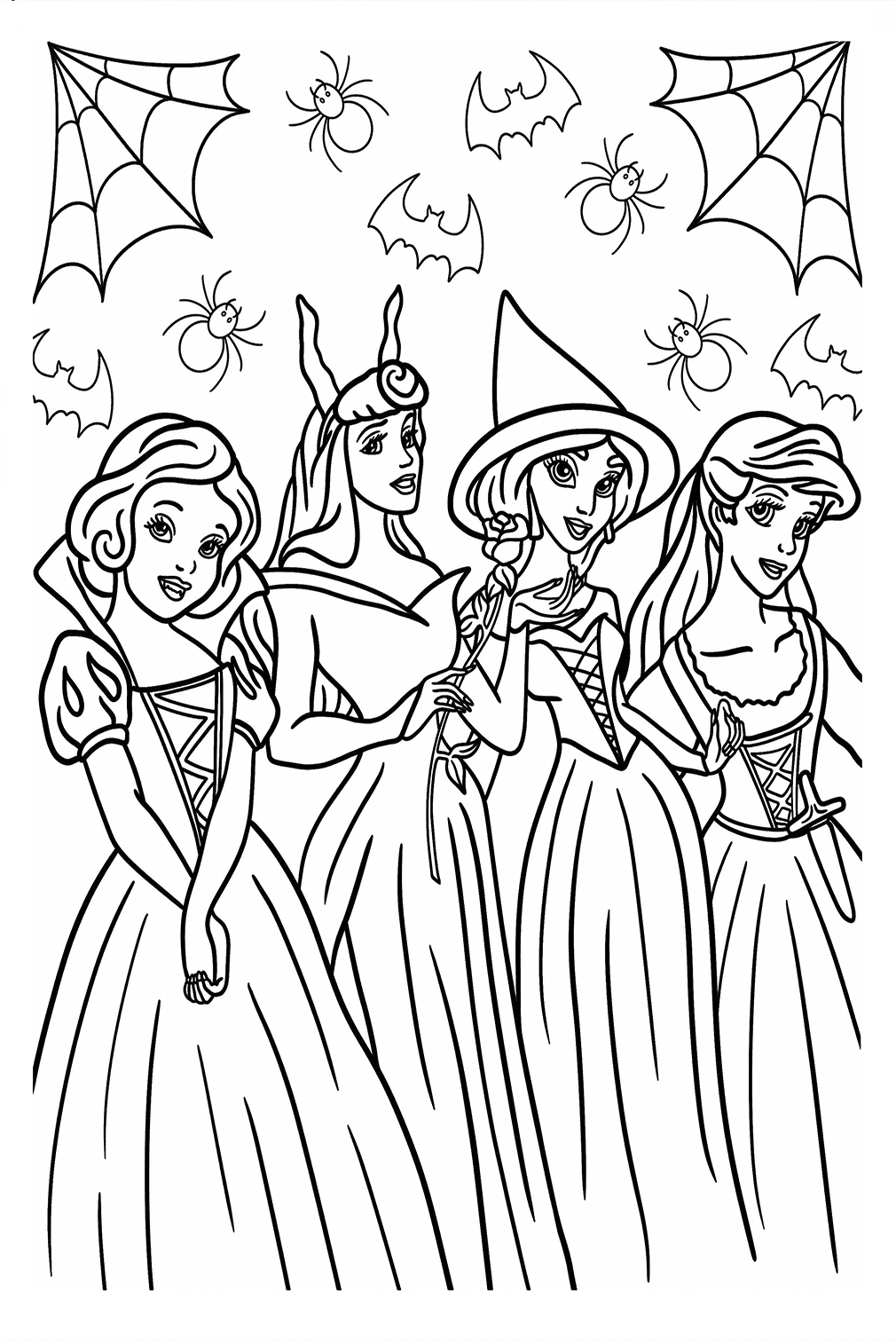 Halloween Disney Coloring Pages Free Printable Coloring Pages