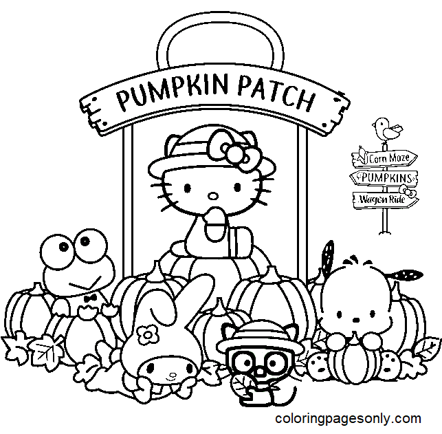 Halloween Sanrio Coloring Page Free Printable Coloring Pages Halloween Sanrio Coloring Page Free Printable Coloring Pages