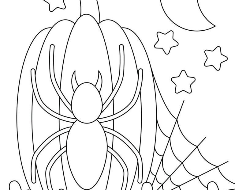Halloween Spider Coloring Pages 25 FREE Pages Printabulls