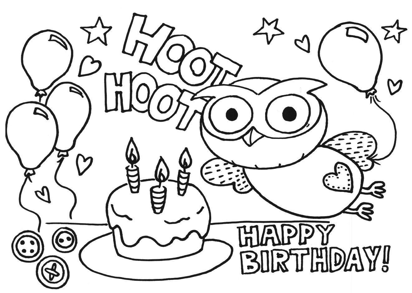 Happy Birthday Coloring Pages For Adults At GetDrawings Free Download Happy Birthday Coloring Pages For Adults At GetDrawings Free Download
