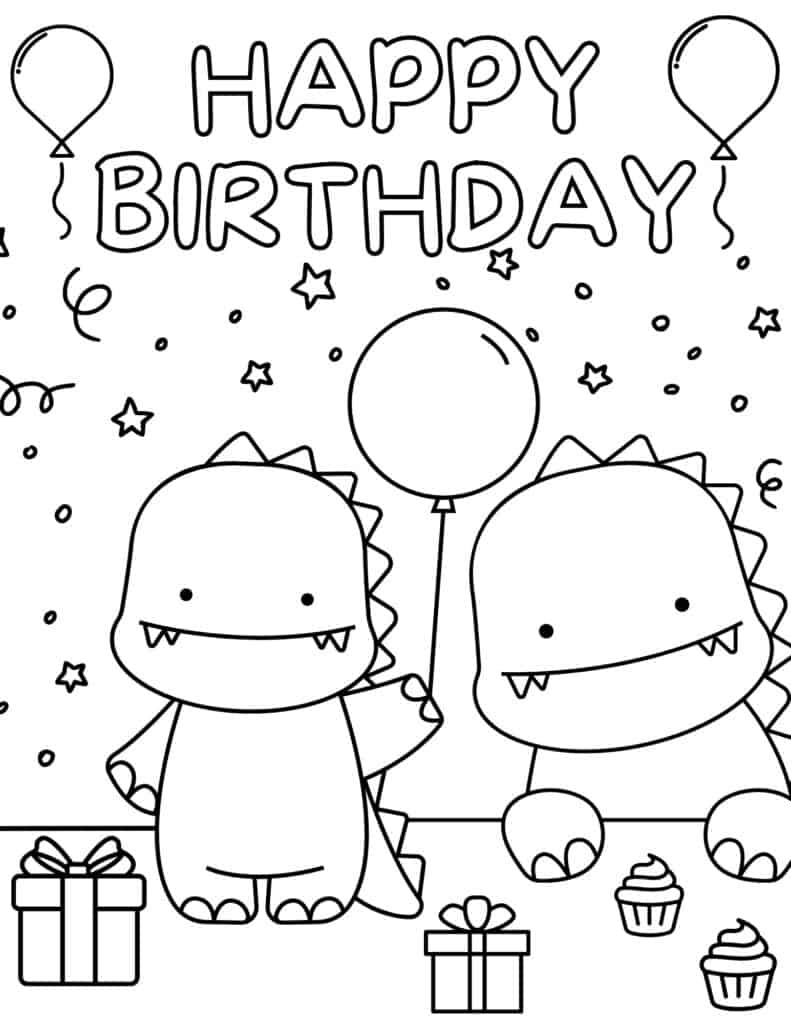 Happy Birthday Coloring Sheet Printable Free Coloring Sheet Happy Birthday Coloring Sheet Printable Free Coloring Sheet