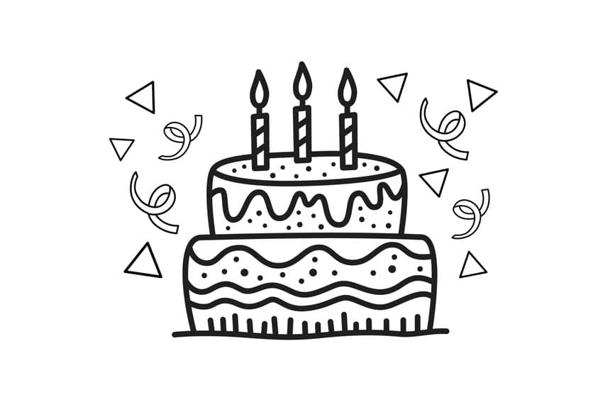 Happy Birthday Coloring Sheet Printable Free Coloring Sheet