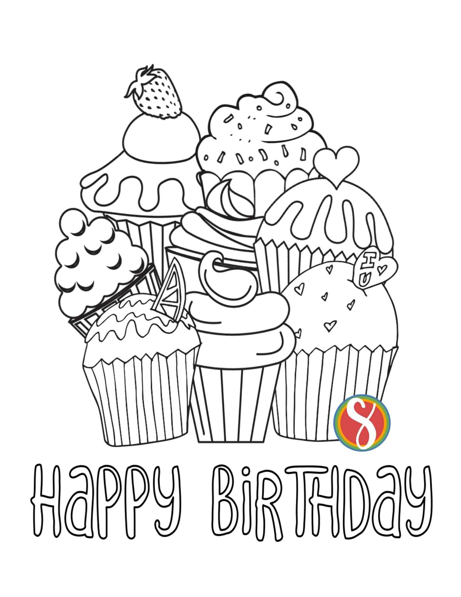 Happy Birthday Coloring Sheet Printable Pdf Free Coloring Sheet Happy Birthday Coloring Sheet Printable Pdf Free Coloring Sheet