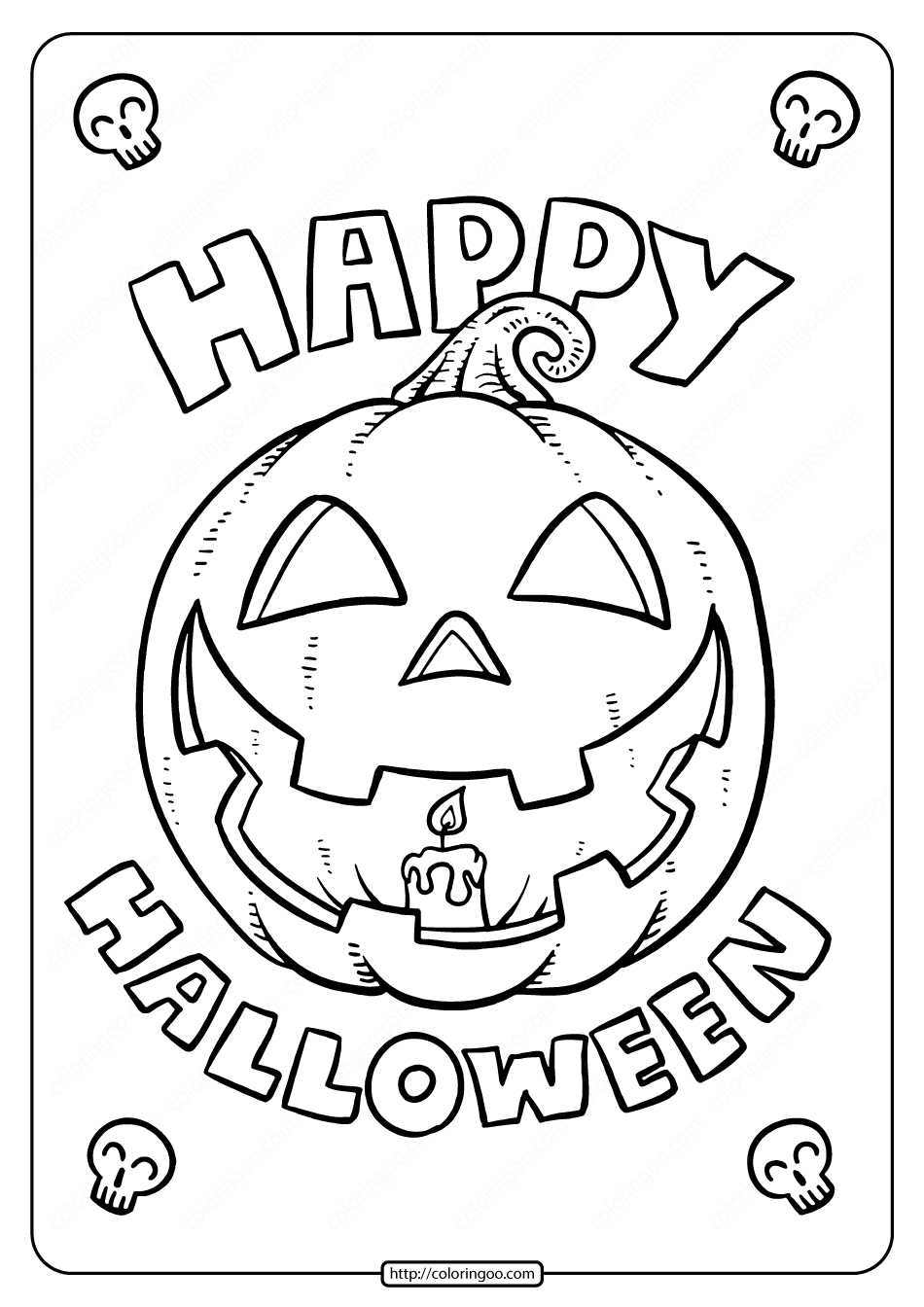 happy halloween coloring pages free happy halloween coloring pages free