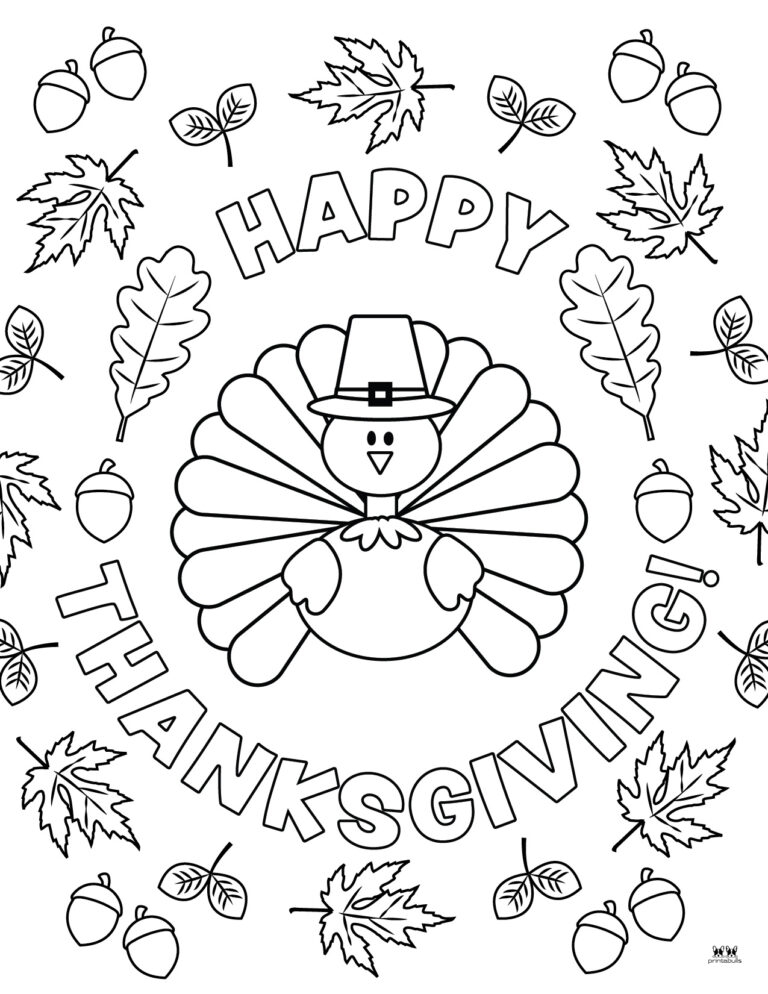 Happy Thanksgiving Coloring Pages 20 FREE Printables Printabulls Happy Thanksgiving Coloring Pages 20 FREE Printables Printabulls