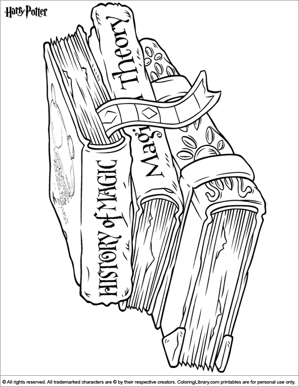 Harry Potter Coloring Fun Coloring Library Harry Potter Coloring Fun Coloring Library
