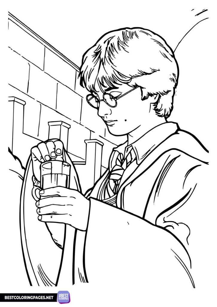 Harry Potter Printable Coloring Page Free Printable Coloring Pages Harry Potter Printable Coloring Page Free Printable Coloring Pages