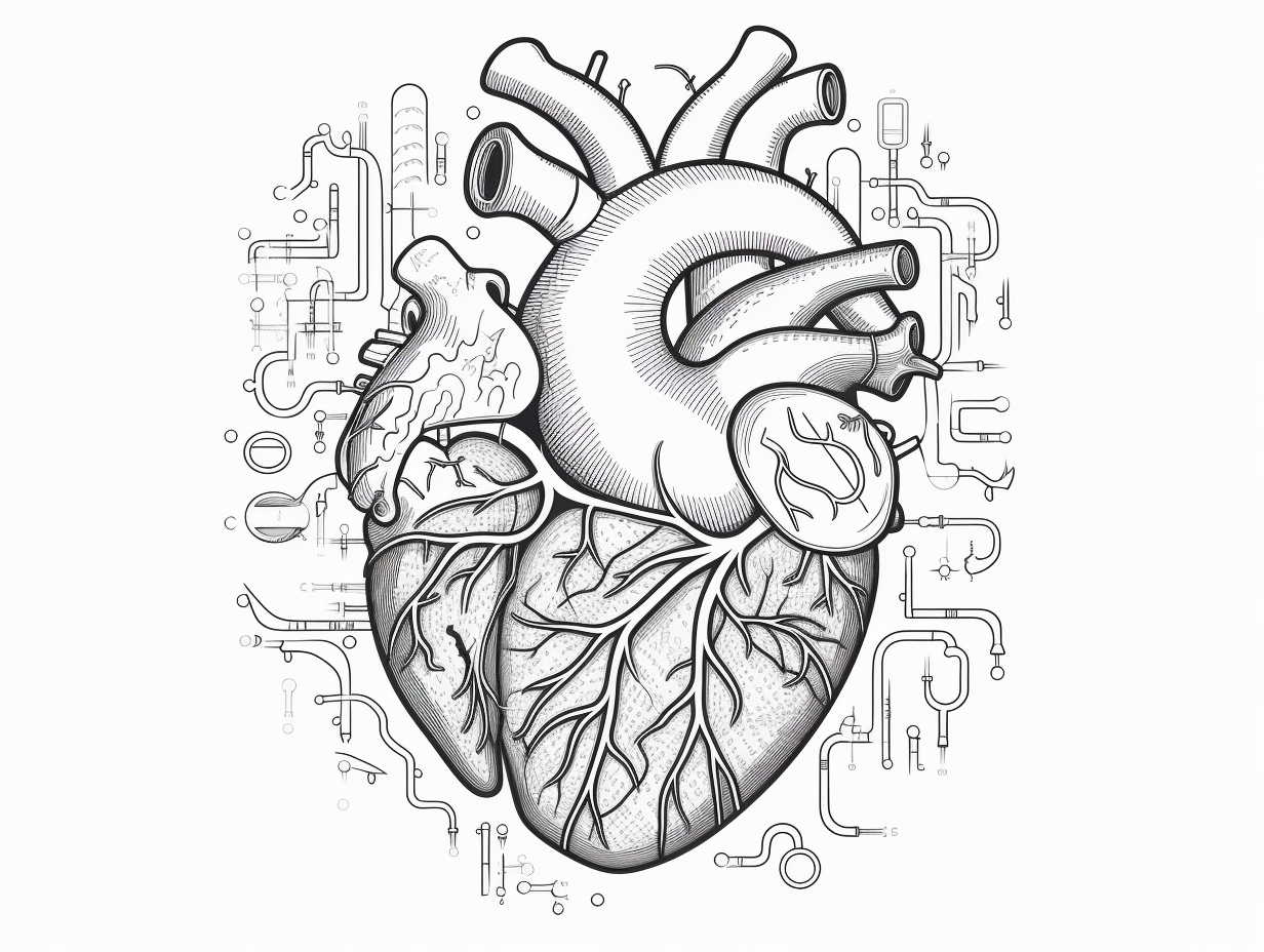 Heart Anatomy Coloring Sheet Coloring Page