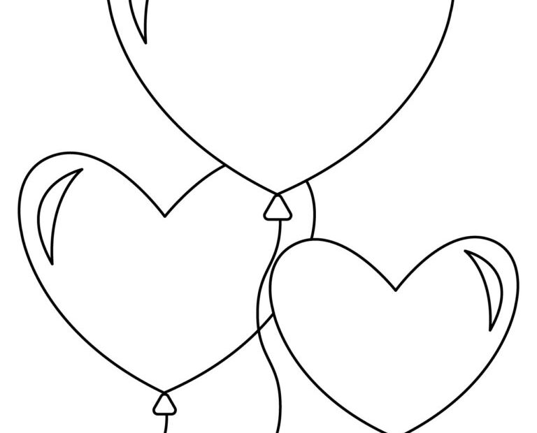 Heart Coloring Pages 25 FREE Pages Printabulls