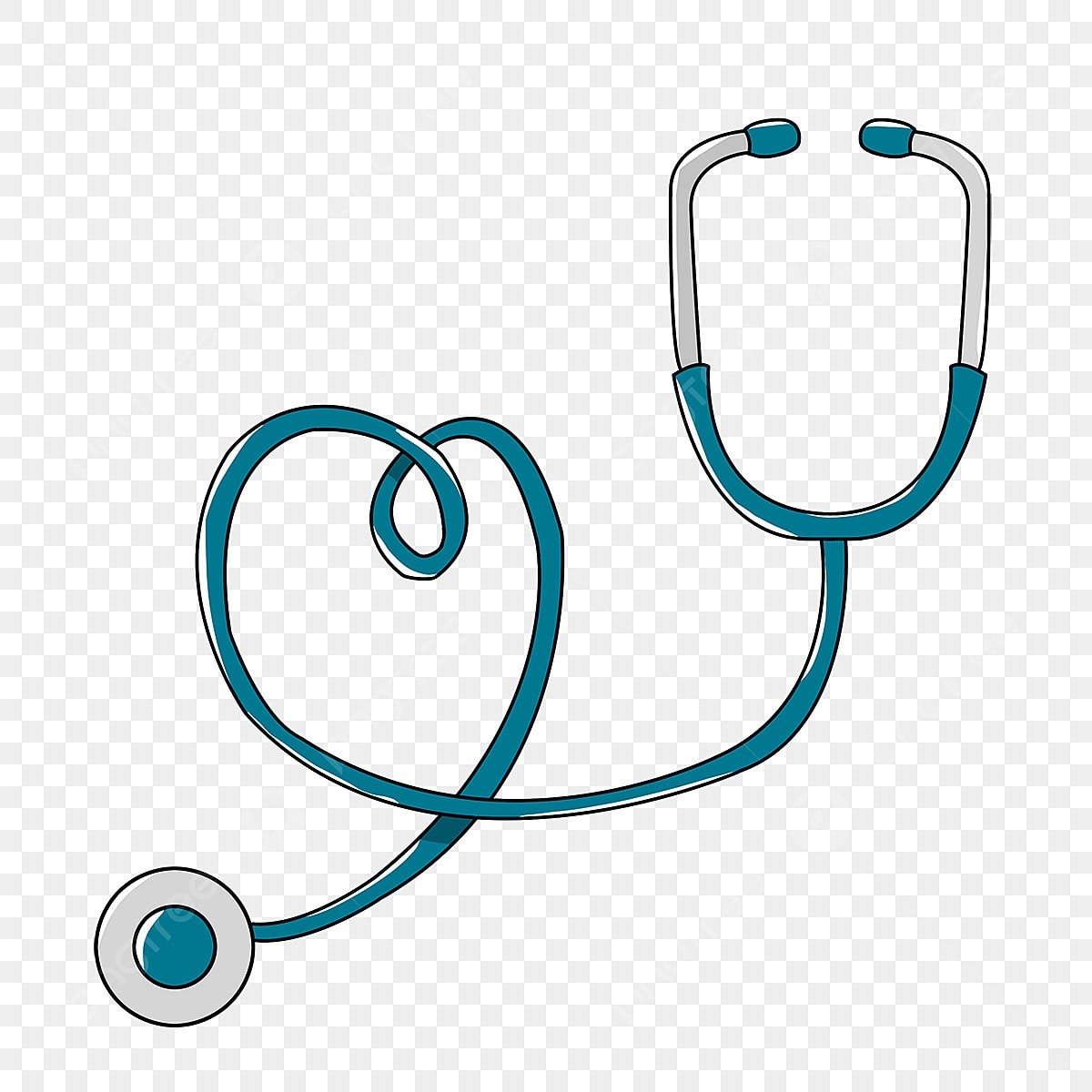 Heart Shaped Stethoscope Clipart Transparent Background Heart Shaped 