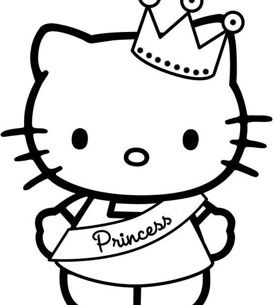 HELLO KITTY COLORING PAGES