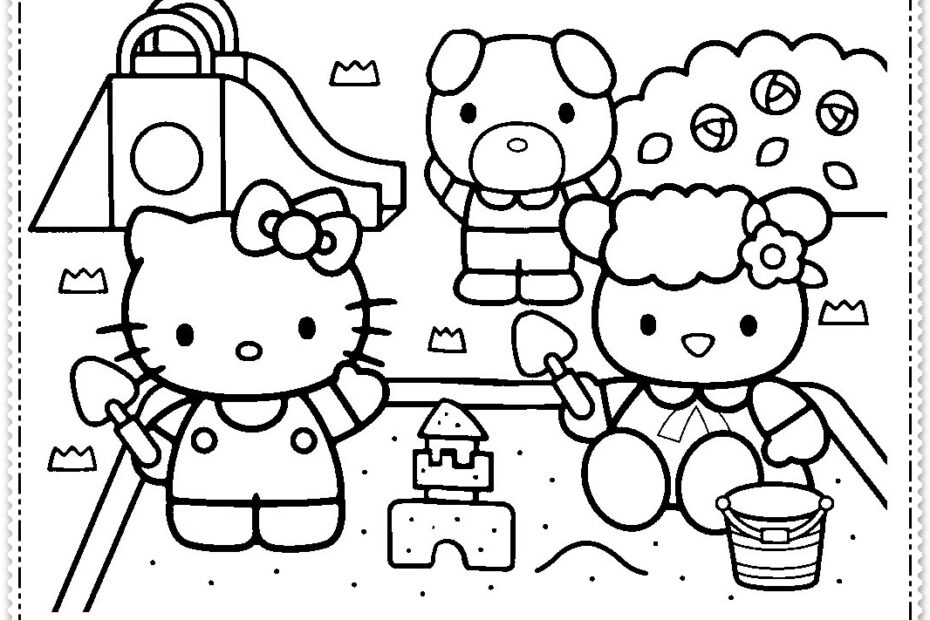 Hello Kitty Coloring Pages For Girls Free Printable Kids Coloring Pages