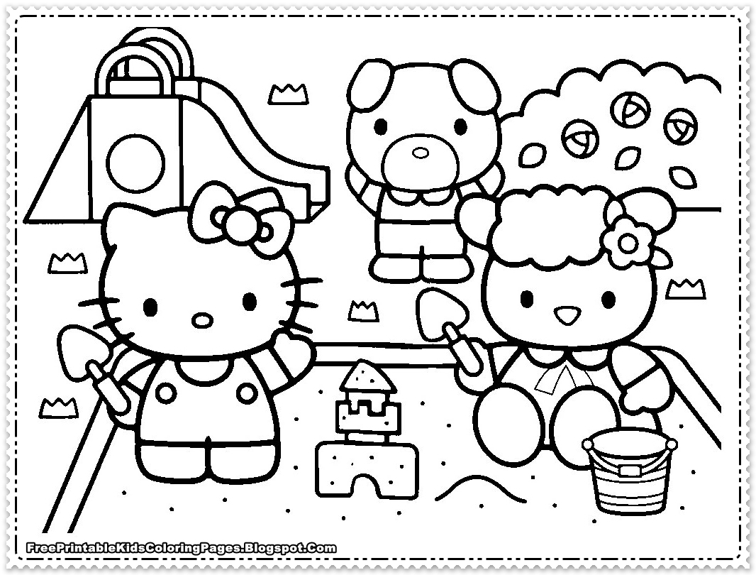 kitty coloring page free printable kitty coloring page free printable
