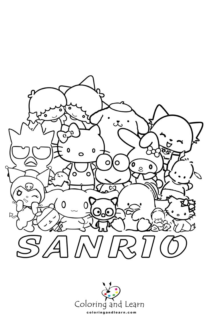 sanrio Hello Kitty coloring pages