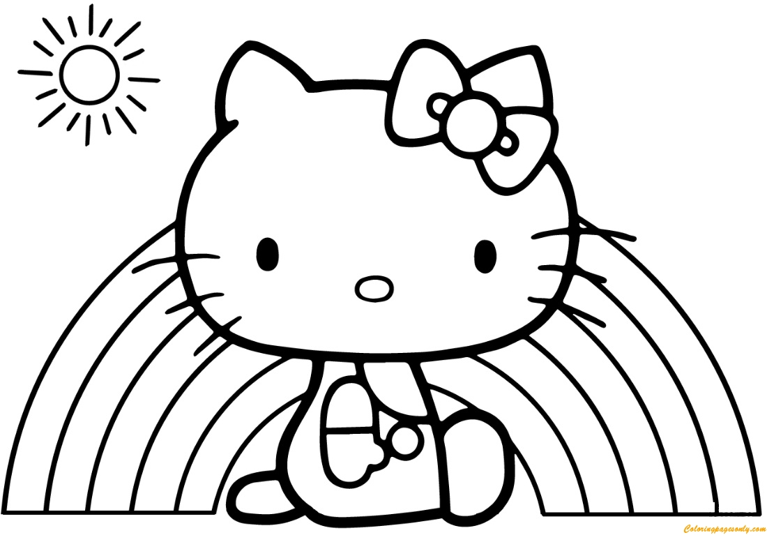Kitty Coloring Pages Kitty Coloring Pages